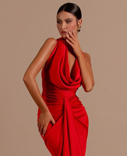 Vestido Rojo Elegante