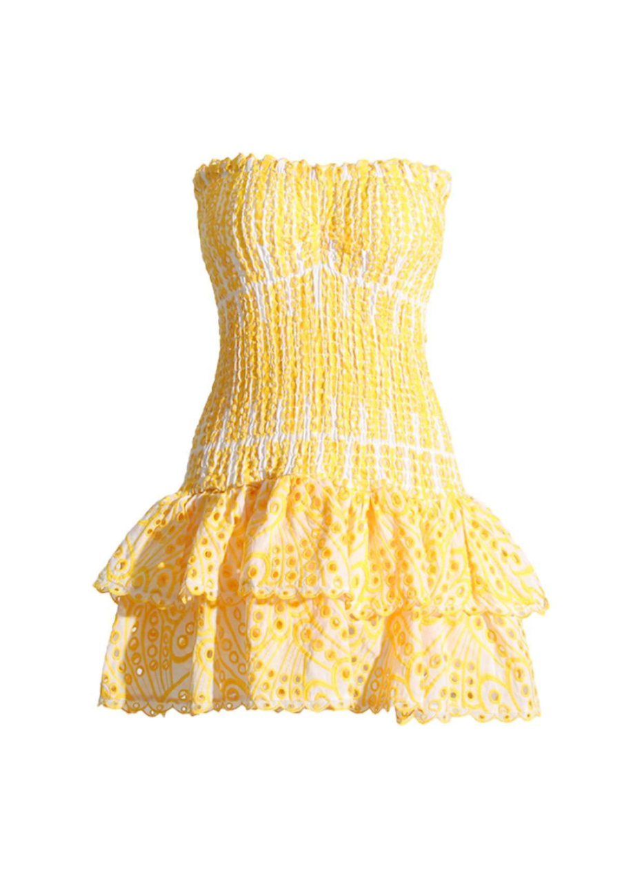 Vestido Amarillo Encantador