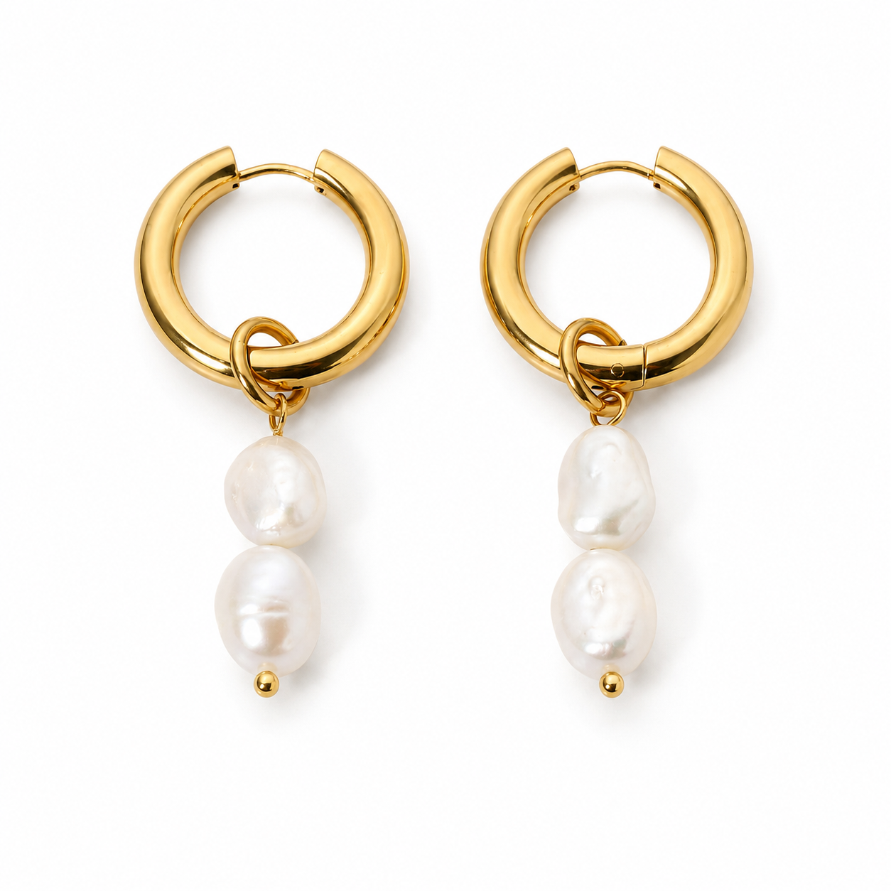 Pendientes Perlados